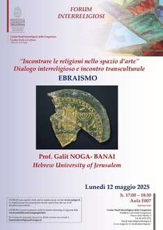 Incontrare le religioni nello spazio d'arte: dialogo interreligioso e incontro transculturale - Ebraismo
