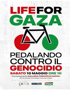 Pedalando contro il genocidio palestinese