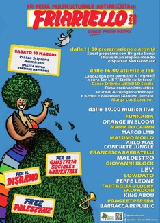 XIII festa multiculturale antifascista del friariello