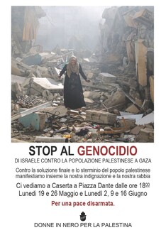 Contro il Genocidio del popolo palestinese a Gaza