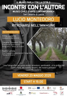 Gli scatti d’autore di Lucio Montedoro al Museo Civico di San Cesario di Lecce