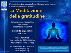 LA MEDITAZIONE DELLA GRATITUDINE