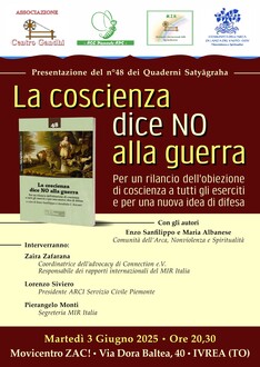 La coscienza dice NO alla guerra