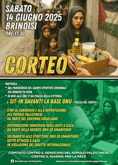 Corteo contro il genocidio