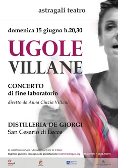 “Ugole villane”, i canti popolari alla Distilleria De Giorgi con Anna Cinzia Villani