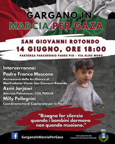 Gargano in marcia per Gaza