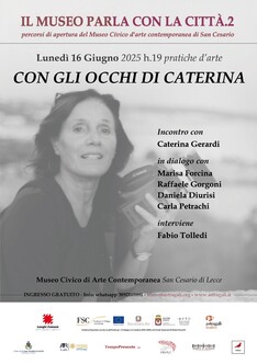 “CON GLI OCCHI DI CATERINA”, INCONTRO CON CATERINA GERARDI