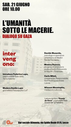 L'umanità sotto le macerie. Dialogo su Gaza