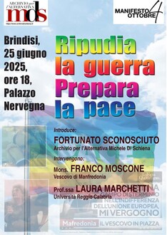 Ripudia la guerra Prepara la pace