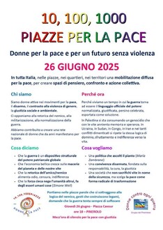 10, 100, 1000 piazze per la pace