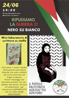 RIPUDIAMO LA GUERRA !!! NERO SU BIANCO
