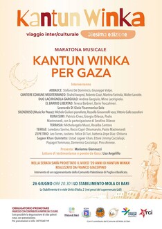 MARATONA MUSICALE PER GAZA