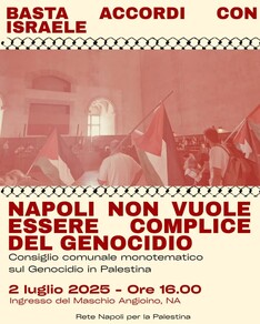 BASTA ACCORDI CON ISRAELE