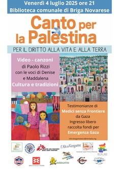 Canto per la Palestina