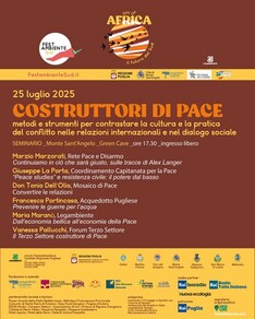 COSTRUTTORI DI PACE - Metodi e strumenti per contrastare la cultura e la pratica del conflitto nelle relazioni internazionali e nel dialogo sociale