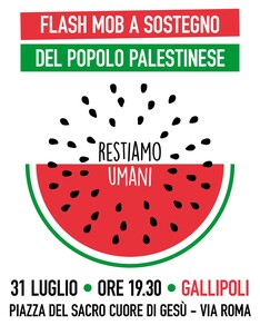 Facciamo rumore! Flash mob a sostegno del popolo palestinese