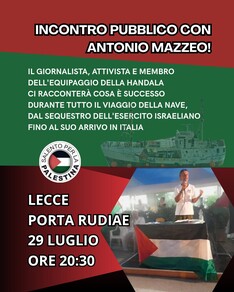 Incontro pubblico con Antonio Mazzeo