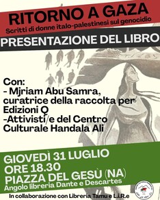 Ritorno a Gaza scritti di donne italo palestinesi sul genocidio