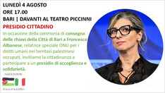 PRESIDIO DI ACCOGLIENZA A FRANCESCA ALBANESE