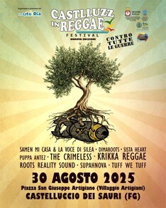 ‘Castlluzz in Reggae Festival’ IV edizione - Contro tutte le guerre