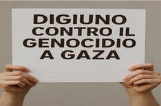 Giornata di digiuno contro il genocidio a Gaza