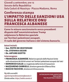 L'impatto delle sanzioni USA sulla relatrice ONU Francesca Albanese