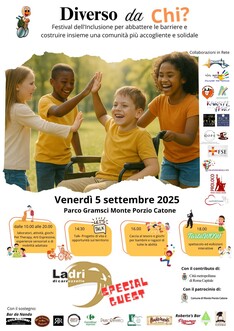 DIVERSO DA CHI? – Rassegna culturale per l’inclusione sociale e il contrasto alle  discriminazioni