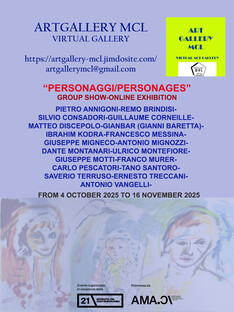 "PERSONAGGI/PERSONAGES",mostra collettiva online
