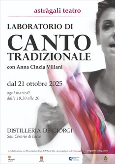 Anna Cinzia Villani riapre il suo laboratorio di canto popolare