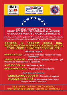A difesa della Rivoluzione bolivariana del Venezuela!