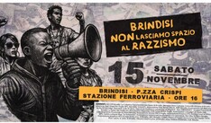 Sit-in a Brindisi NON LASCIAMO SPAZIO AL RAZZISMO