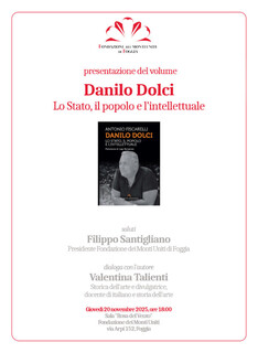 Danilo Dolci. Lo Stato, il popolo e l’intellettuale.