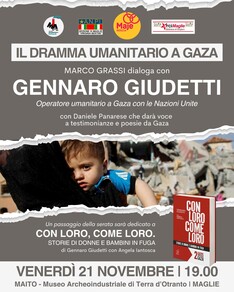 Il dramma umanitario a Gaza - Incontro con Gennaro Giudetti