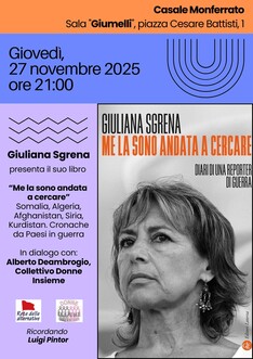 Giuliana Sgrena dialoga con Alberto Deambrogio e Mirella Ruo