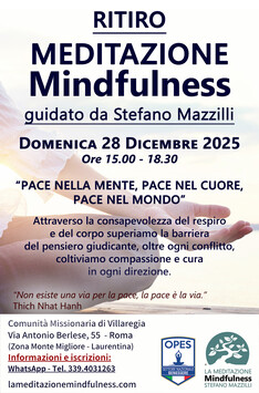 Pace nella mente, pace nel cuore, pace nel mondo