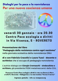 Dialoghi di pace e nonviolenza, per una nuova coscienza umana