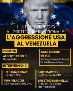 L'Aggressione Usa al Venezuela - l' Ultimo sfregio  al Diritto Internazionale