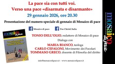 LA PACE SIA CON TUTTI VOI. VERSO UNA PACE "DISARMATA E DISARMANTE"