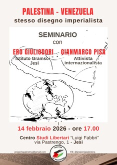 Palestina - Venezuela: stesso disegno imperialista