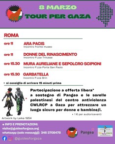 Visite guidate per Gaza a sostegno delle donne palestinesi
