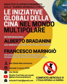 LE INIZIATIVE GLOBALI DELLA CINA NEL MONDO MULTIPOLARE
