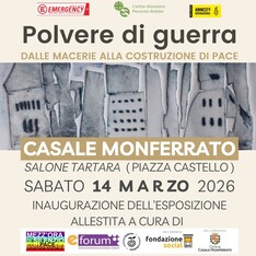 POLVERE DI GUERRA - DALLE MACERIE ALLA COSTRUZIONE DI PACE / inaugurazione