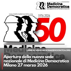Inaugurazione nuova sede di Medicina Democratica