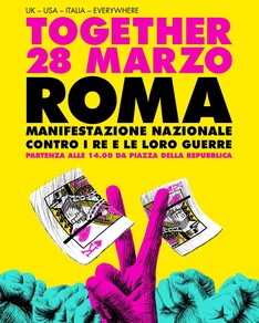 Manifestazione nazionale contro i re e le loro guerre