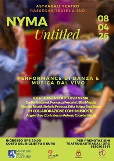 La Sala Astràgali Teatro ospita “Untitled”, performance che intreccia danza contemporanea e musica dal vivo