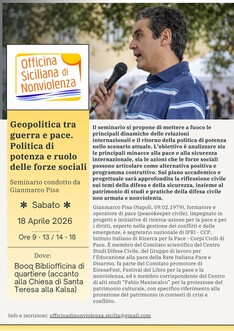 Geopolitica tra guerra e pace. Politica di potenza e ruolo delle forze sociali.