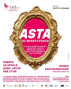 Asta di beneficienza per il  Centro ILMA Istituto Multidisciplinare per la Lotta ai Tumori LILT  Lecce