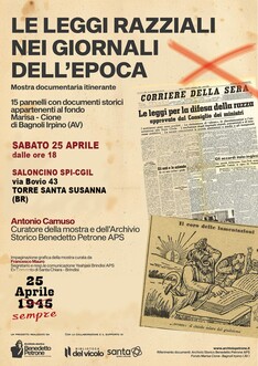 Mostra le leggi razziali nei giornali dell'epoca