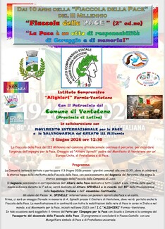 La Fiaccola della Pace a Ventotene per l'80° della Repubblica