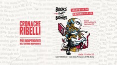 Cronache Ribelli a Roma - banchetto a Books not Bombs (Centocelle)